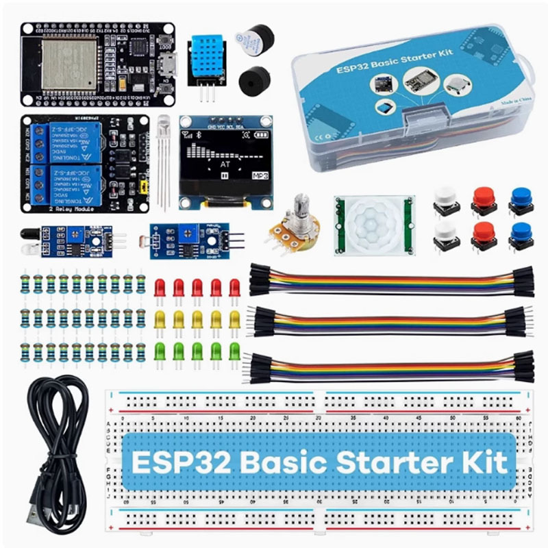 Diy Electronics Learning Kit - Kit Pembuat Modul WiFi Nirkabel, Set
