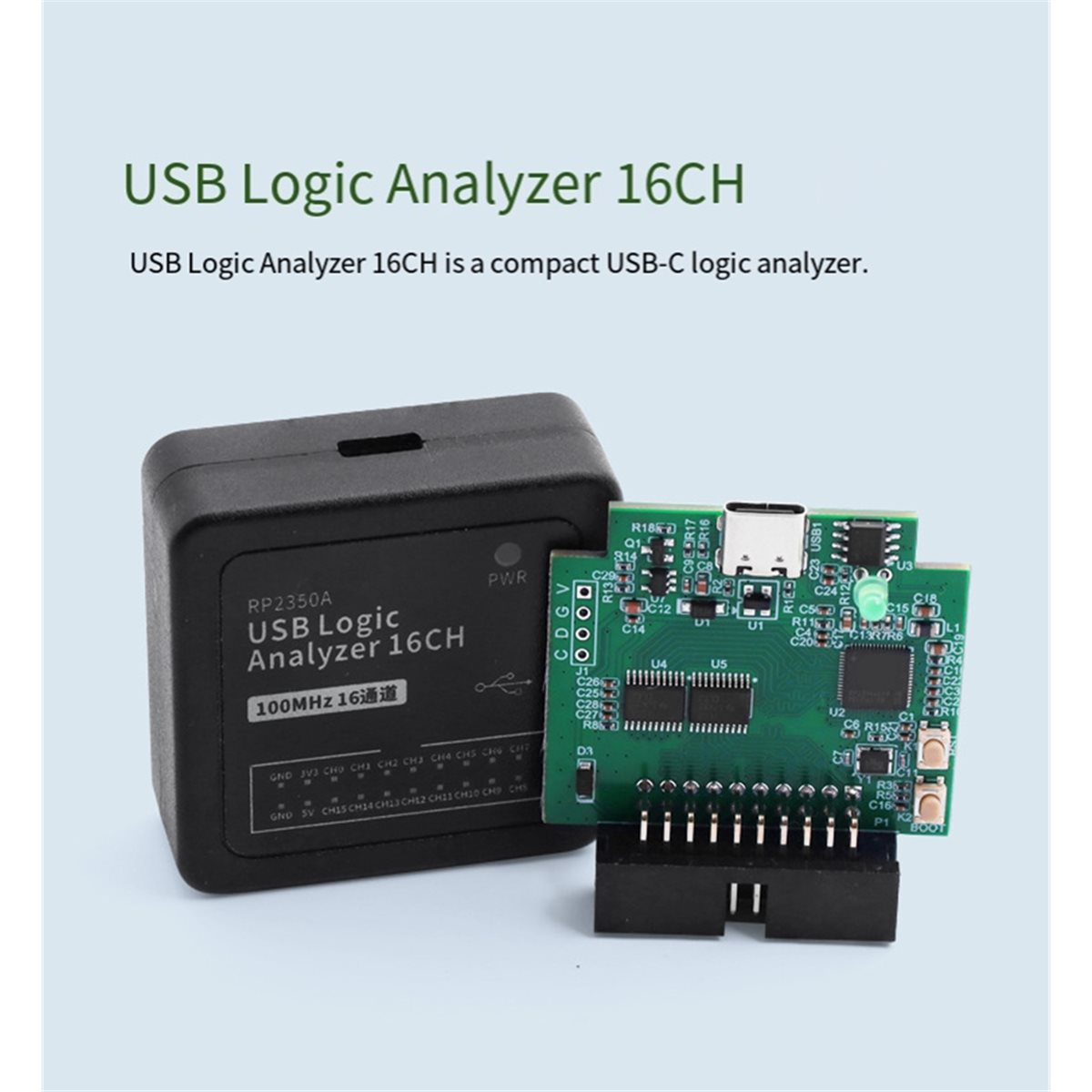 Logic Analyzer Usb - Modul Penganalisis Logika USB untuk Mikrokontroler
