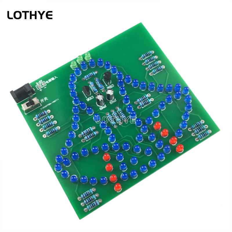 DC 3-5V LED Cahaya Ayunan Angi - Diy Electronics Project Kit ulasan dan harga