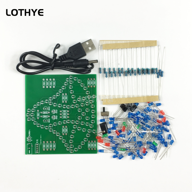 DC 3-5V LED Cahaya Ayunan Angi - Diy Electronics Project Kit ulasan dan harga
